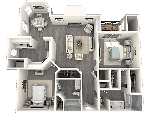 Floor plan 2X2