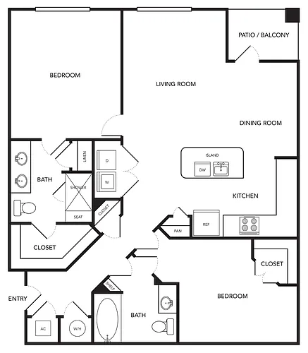 Floor plan B3