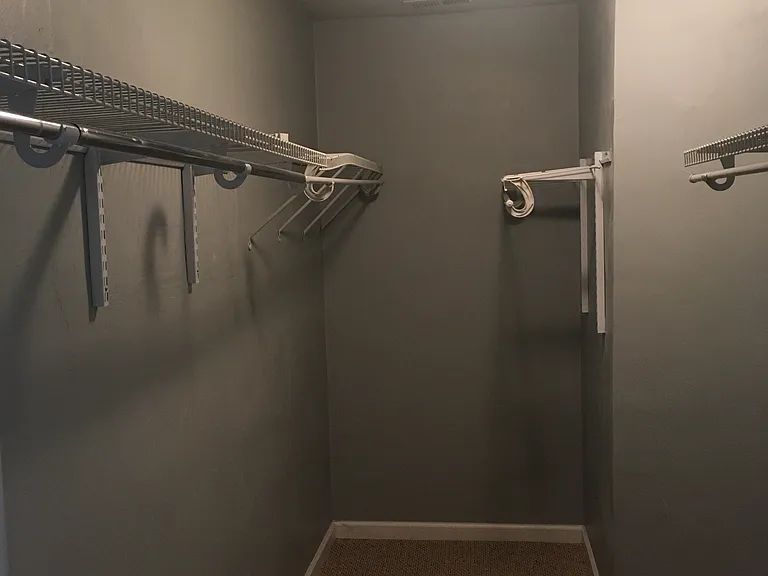 Master bedroom walk-in closet