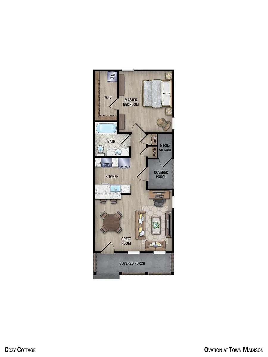 Floor plan Cozy Cottage