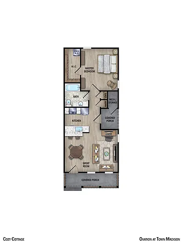 Floor plan Cozy Cottage
