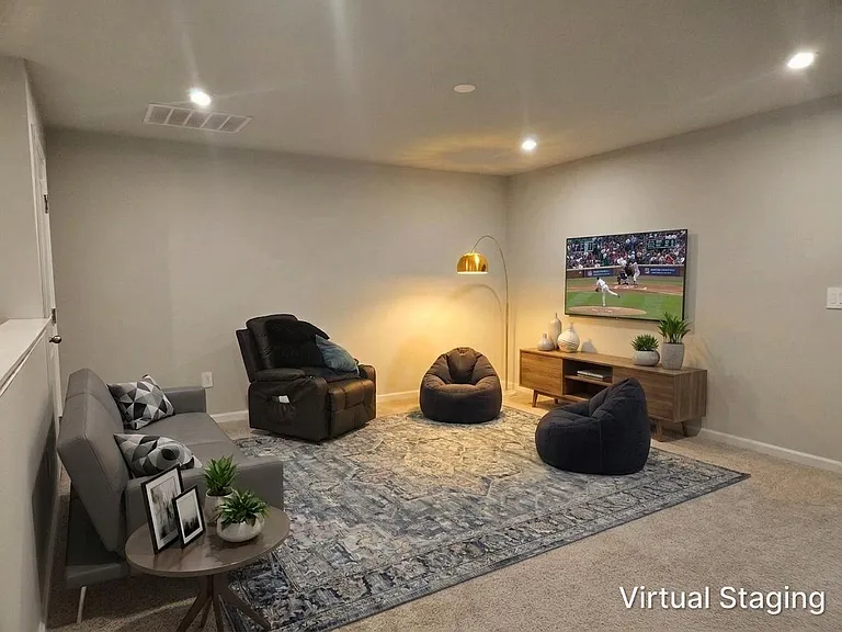 Upstairs Loft Virtually Staged