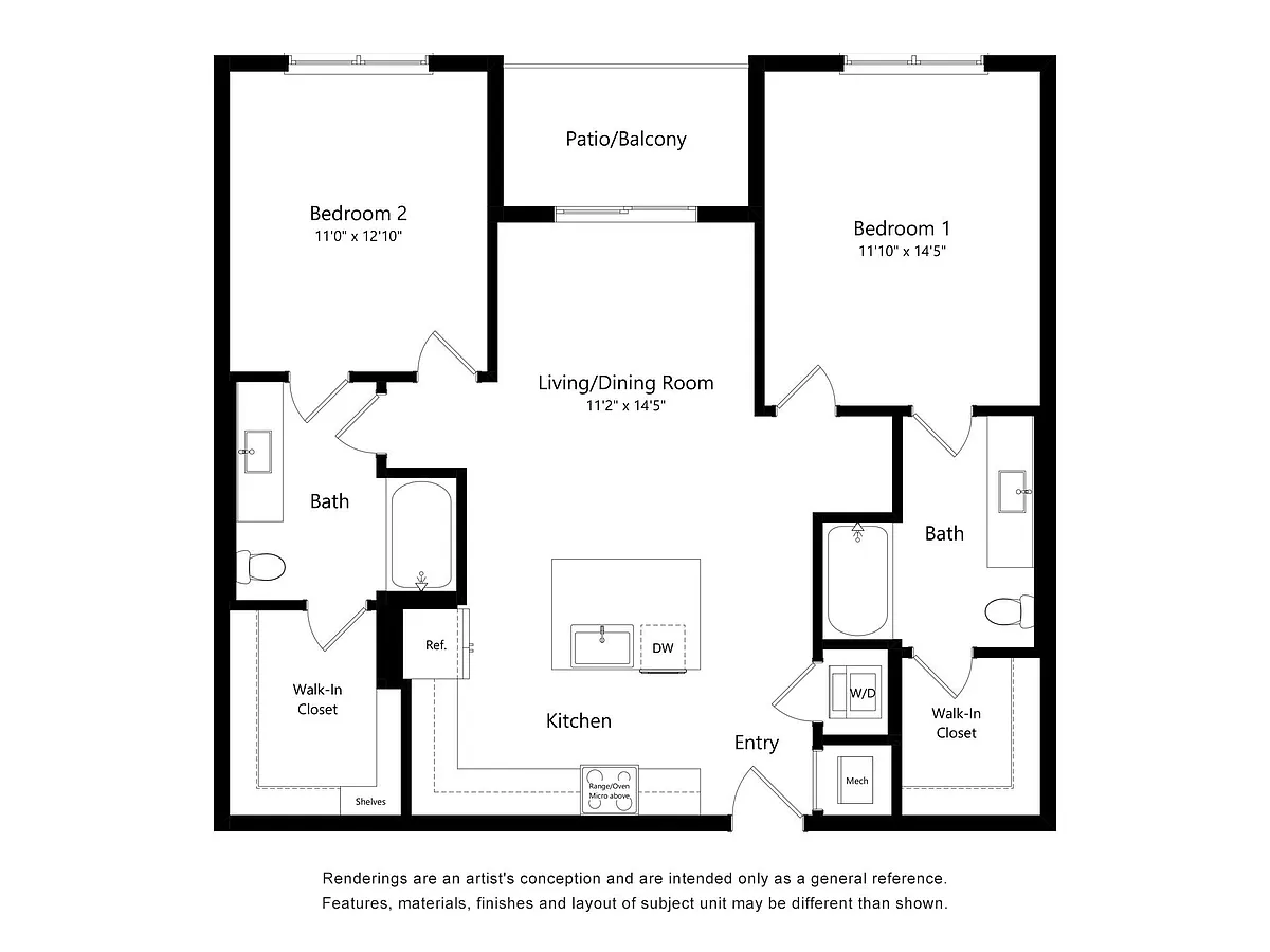 Floor plan B21