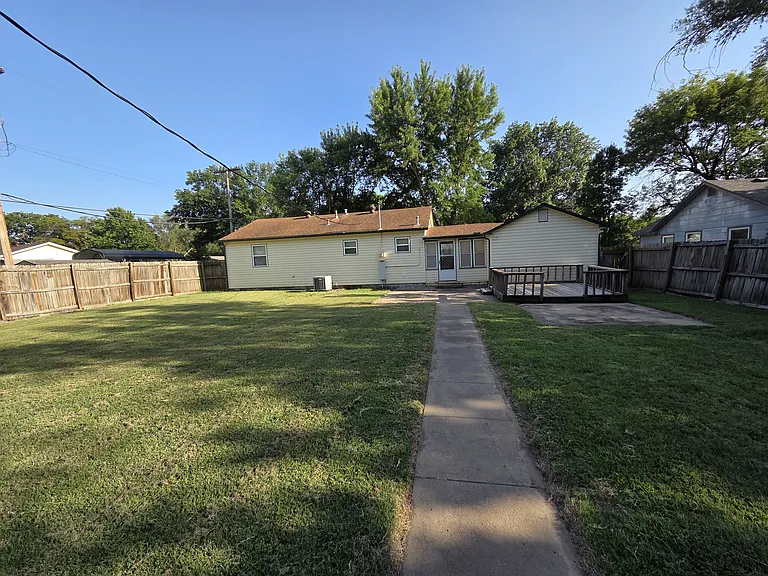 Rear of house / deck