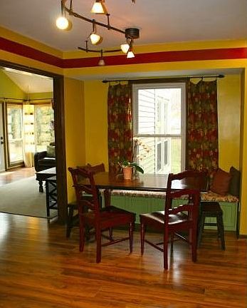 Eating Area Wood Floors