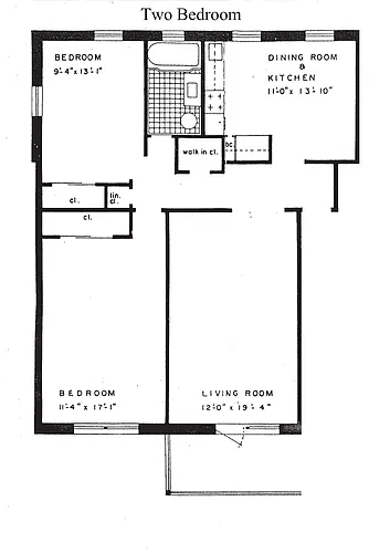 Floor plan 2-Bedroom - Contact for availability