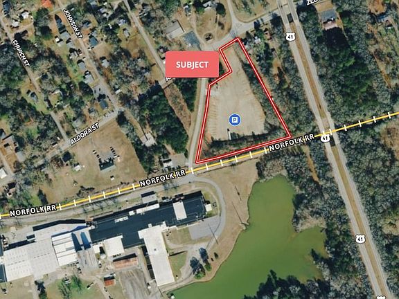 5 Ac 116 Railroad Way Lamar County Zoned C3 Rr Zoom In Aerial