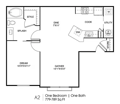 Floor plan MIL-A2