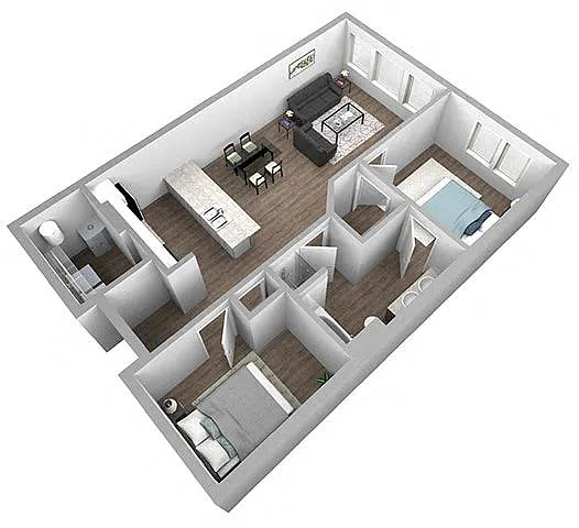 Floor plan The Tudor (Den)