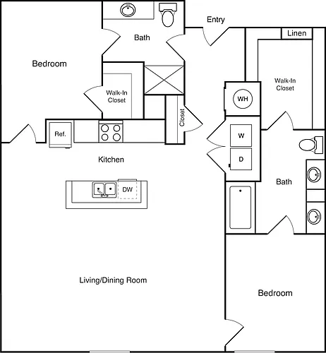 Floor plan B8-Alt