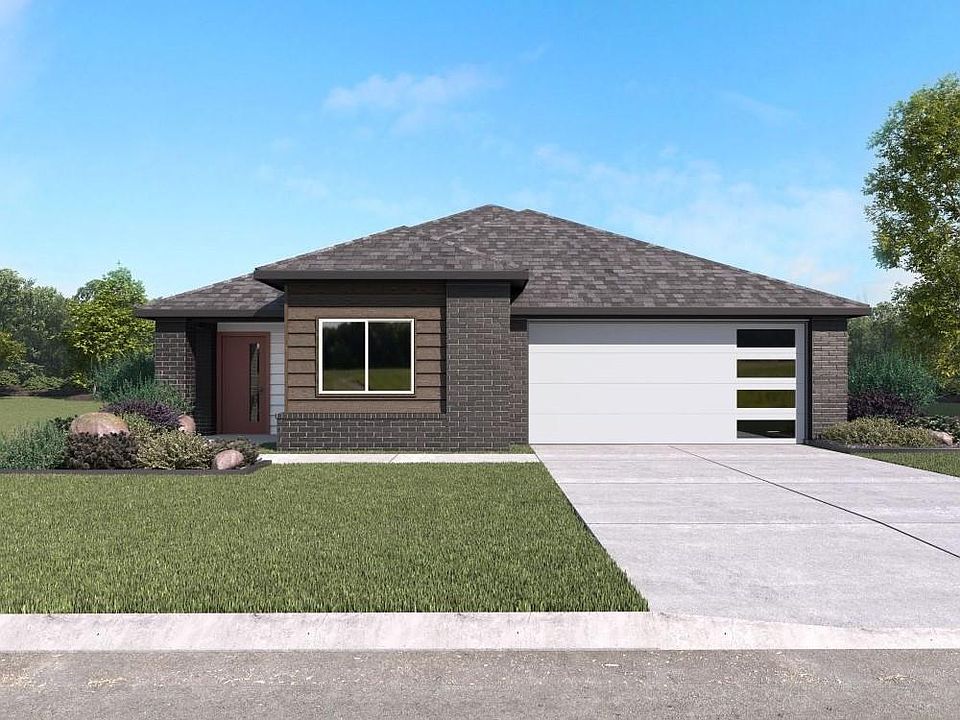 D.R. Horton's Camden Floorplan Elevation S. Photos shown here may not depict the specified home & features included are for illustration purposes only.