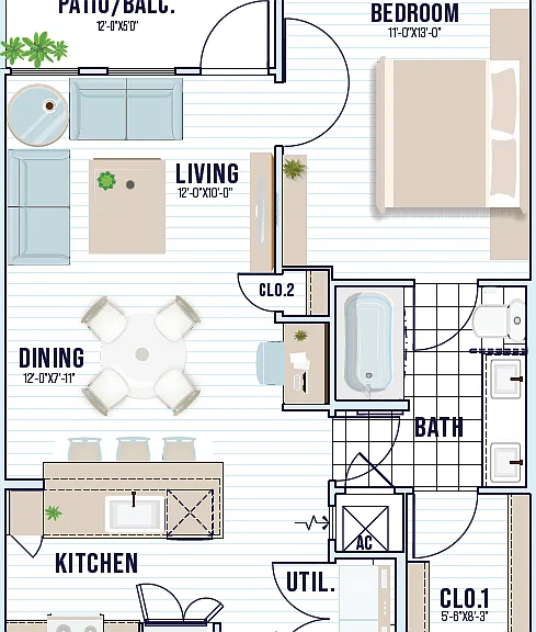 A2 | 700 sq ft A2 | 700 sq ft