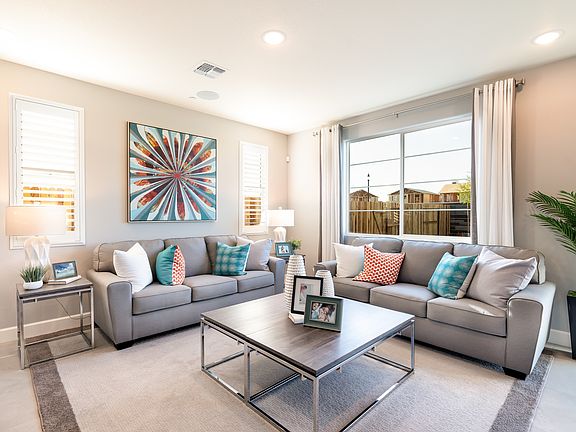 Great room with natural light