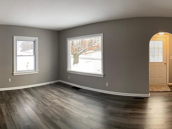 Living room, front door