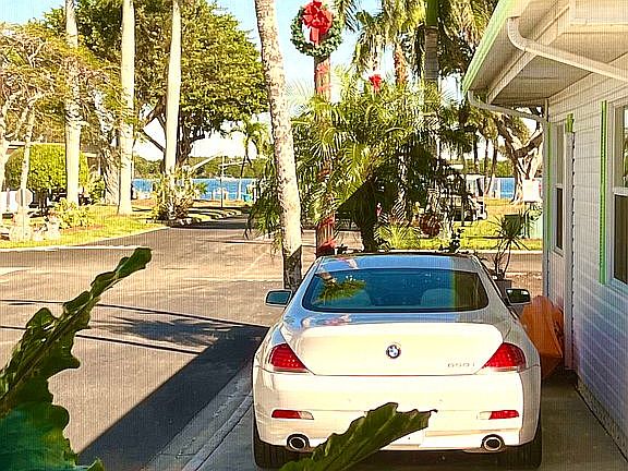 View of bay from dining wind