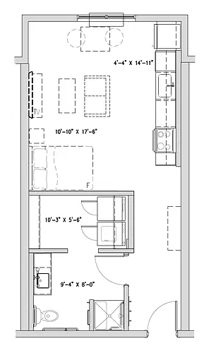 Floor plan Silver Creek (ADA)
