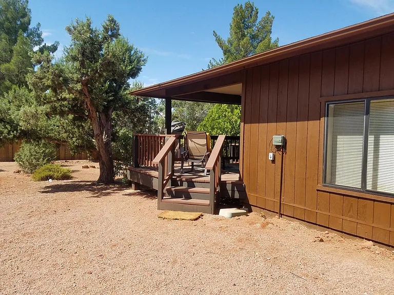 Separate patio / home access.