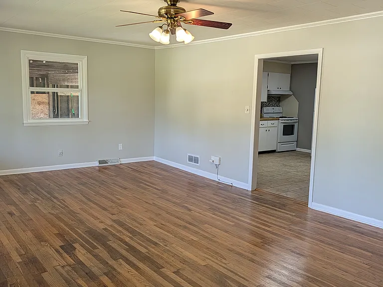 living room to kitchen