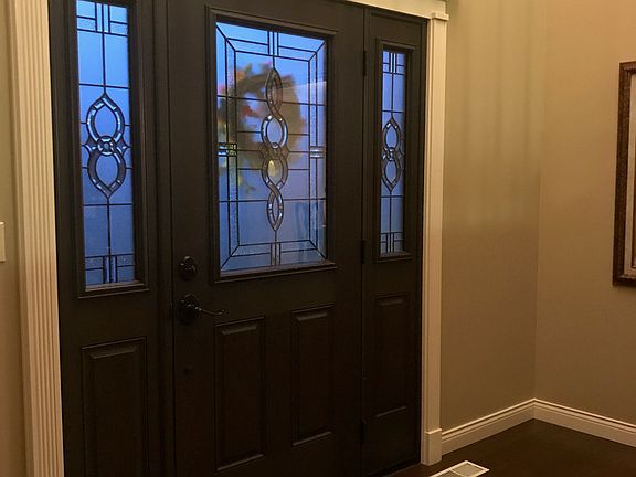 Bamboo flooring in entry