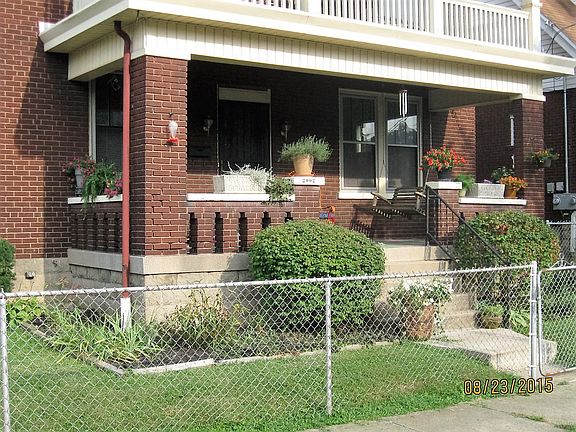 Covered porch with swing
