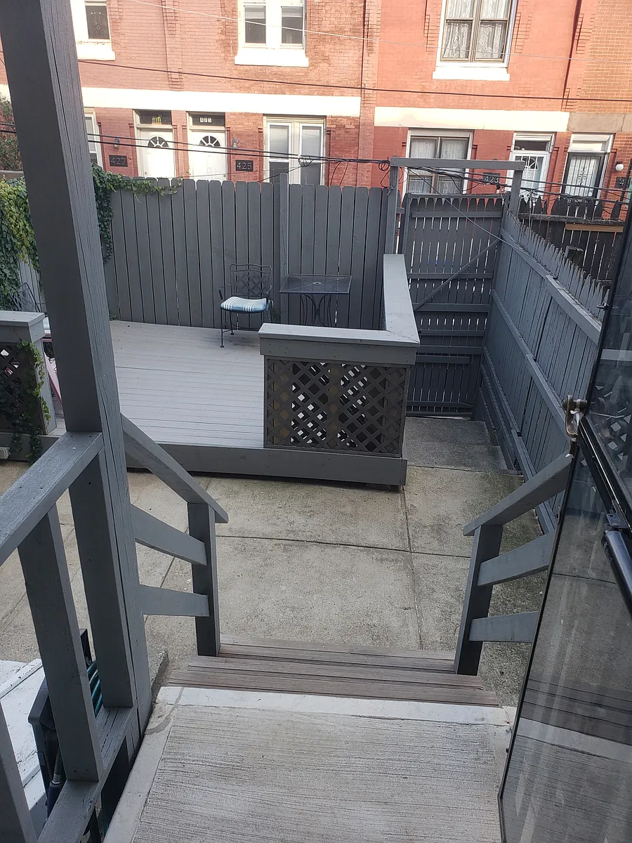 View of patio from back door - 423 N 32nd St #1