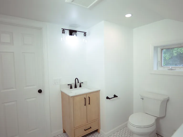 Second floor full bathroom. Newly renovated.