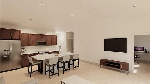 Floor plan 2 Bed+Office 2 Bath Upper, 2 Car Att Garage