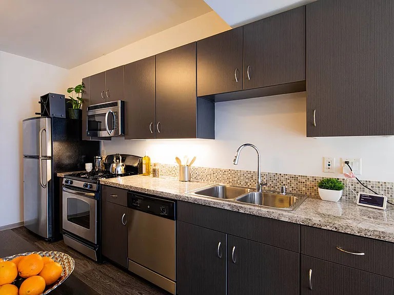 Kitchen at 1600 Vine in Hollywood, CA.