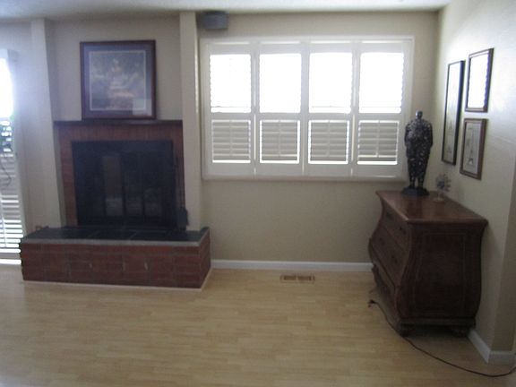 Fireplace in main living area