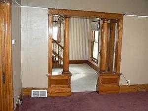 Living room to foyer