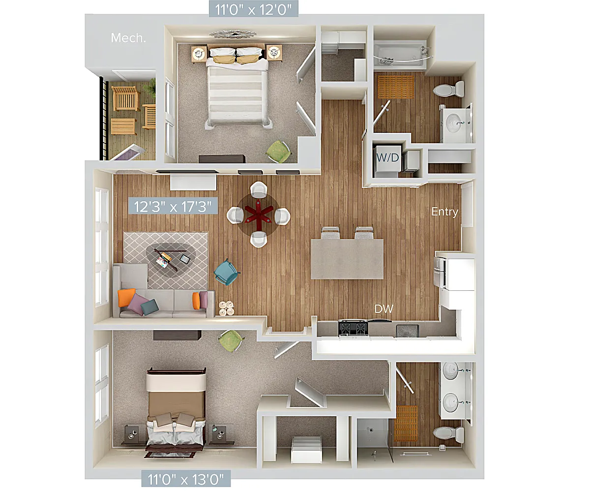 Floor plan B1-A-sc2x-1093