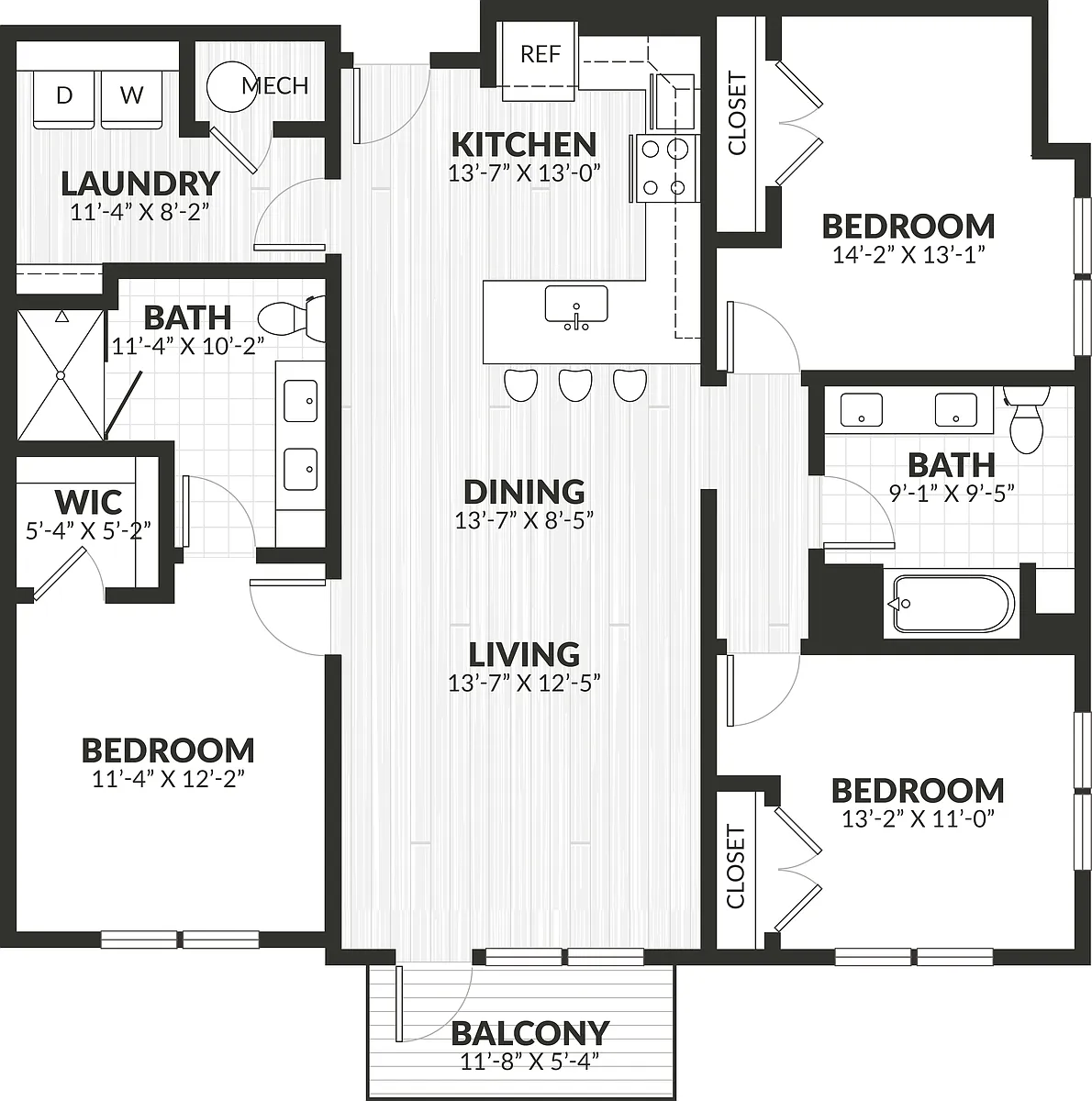 Floor plan 3 Bed/2 Bath-g1.a