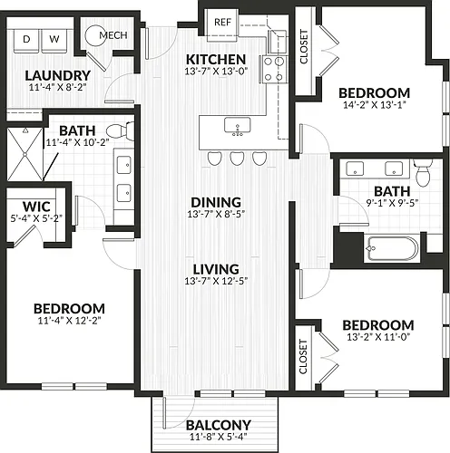 Floor plan 3 Bed/2 Bath-g1.a