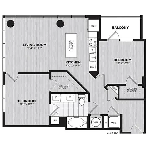 Floor plan B1H