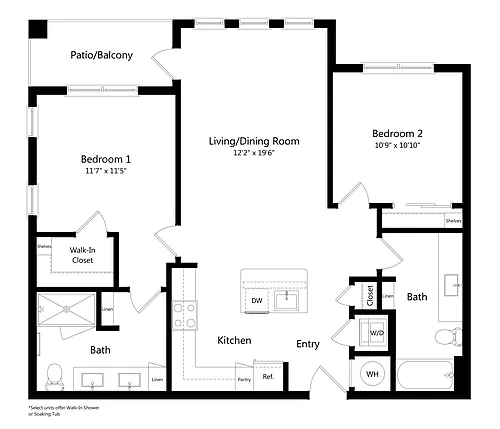 Floor plan B4 - 120% AMI