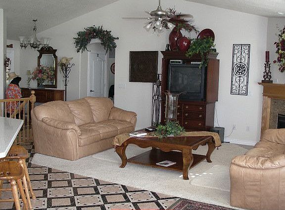 Entry and living room areas.