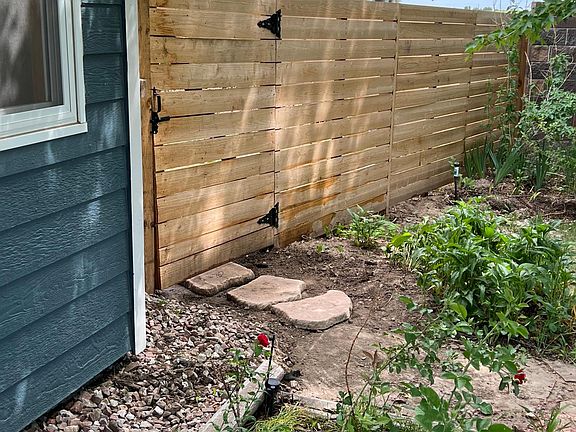 Gate into back yard