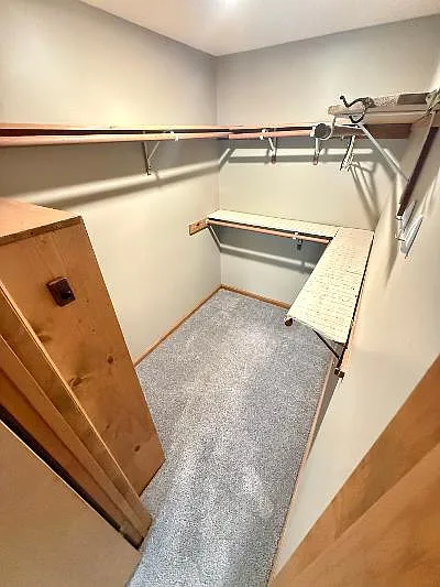 Bedroom #1 walk-in closet.