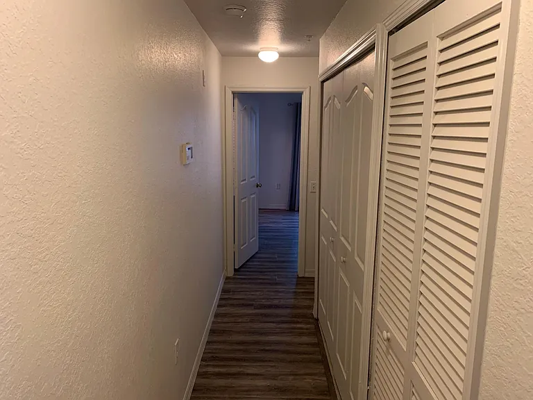 Hallway connecting Master bedroom and Bedroom #2
