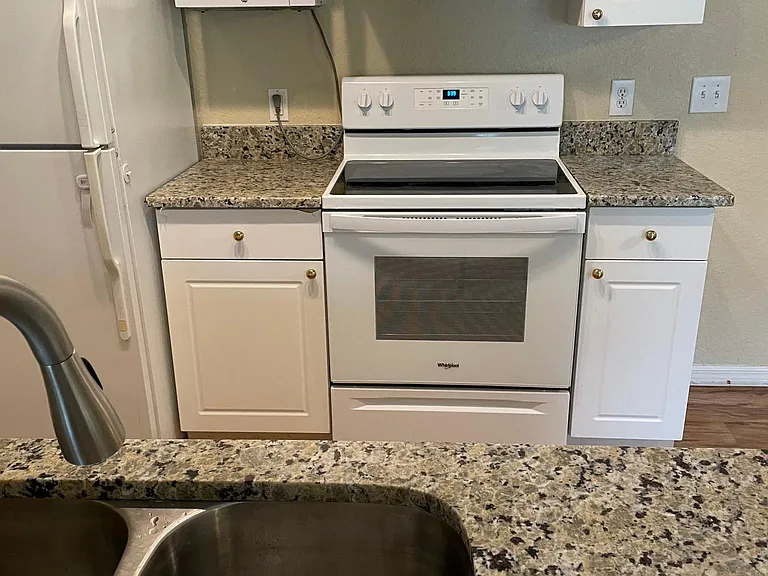 New Stove, Sink, and Faucet