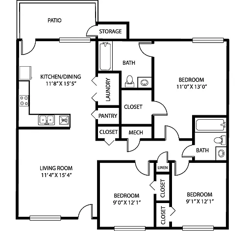 Floor plan Tamarind I