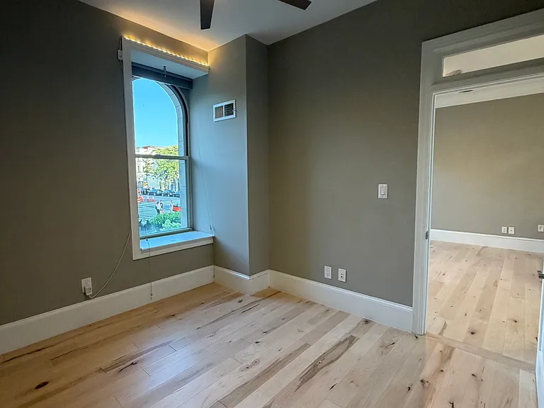 Guest bedroom facing living room