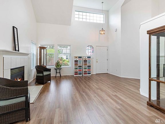Another view of the front living room/dining room area.  