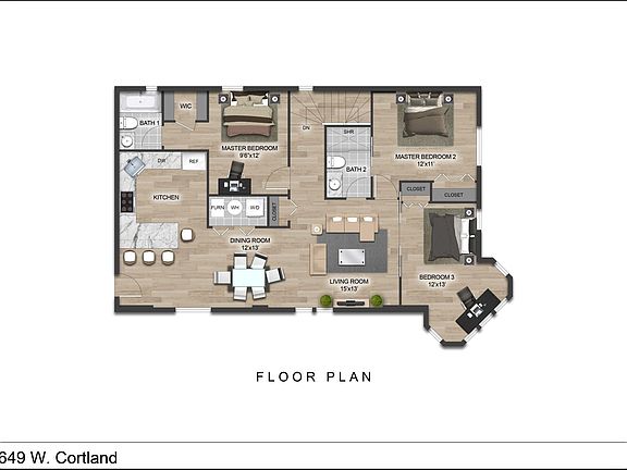 2nd image of 2649 W Cortland St #3F
