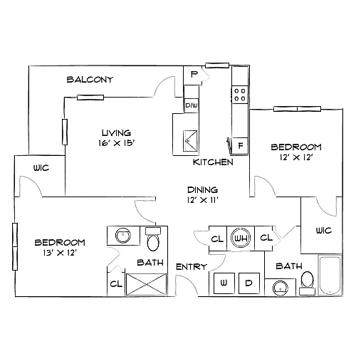 Floor plan Design 2B