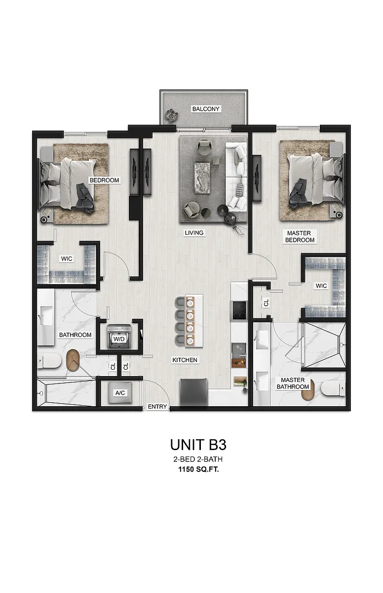 Floor plan B3