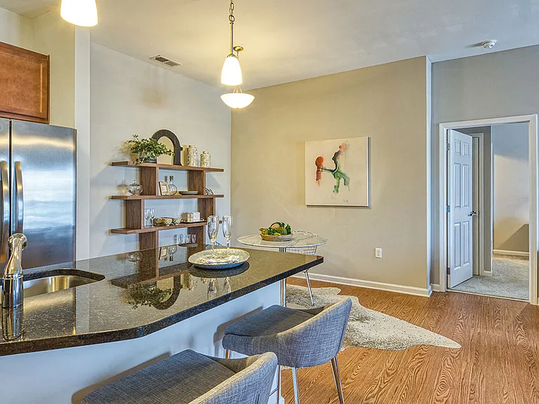 Granite breakfast bar