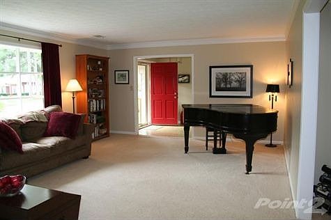 Living room is expansive