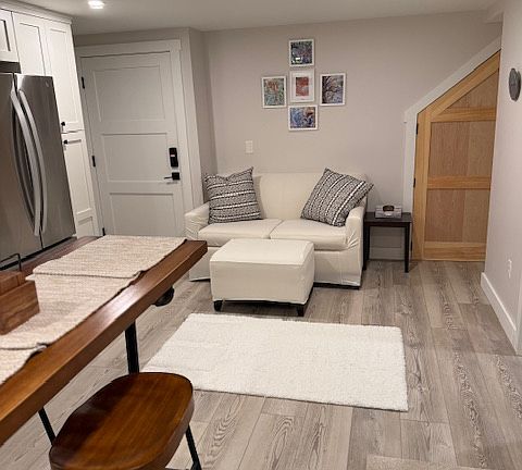 Broader view of the main living area.