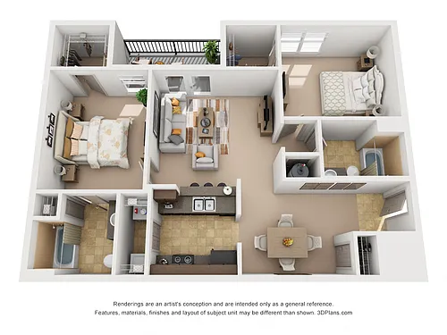 Floor plan B3